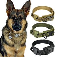 Dog Collar Nylon Adjustable Military Tactical Dog Collars