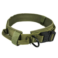 Dog Collar Nylon Adjustable Military Tactical Dog Collars
